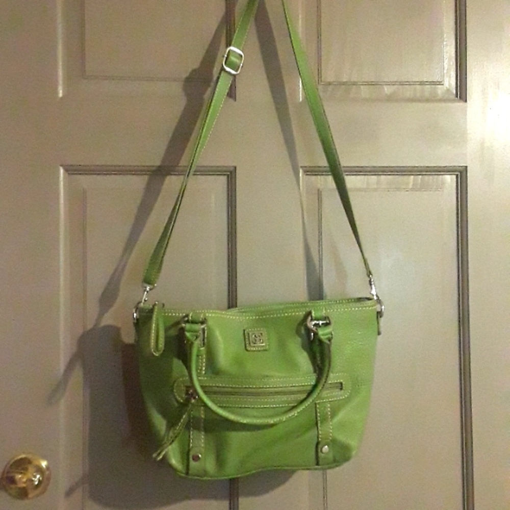 Leather handbag